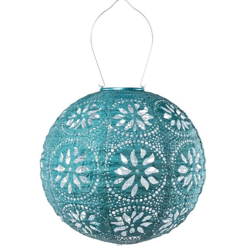 Soji Stella Boho Globe Solar Lantern - Emerald